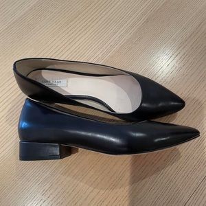 Cole Haan grandOS Black Leather Flats | Size 5.5